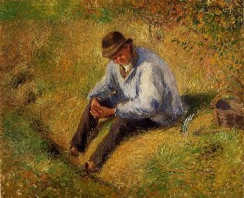 Camille Pissarro : Pere Melon Resting